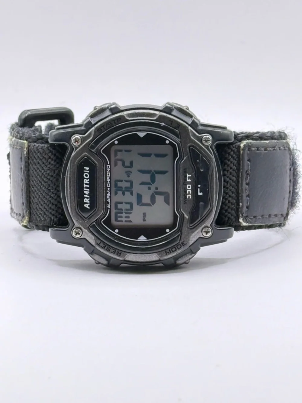 Armitron Sport Unisex 45/7004GBK Digital Chronograph Black Nylon Strap Watch
